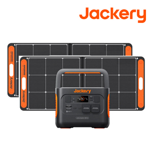 [Jackery] 휴대용 파워뱅크 2000 Pro + 100W 태양광 패널 * 2EA